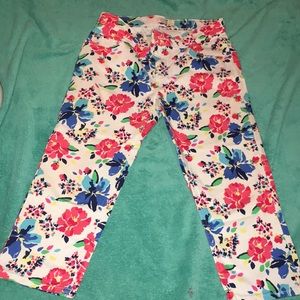 Children’s Place Floral Capris